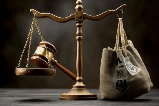 A creative interpretation of financial power affecting equitable justice.