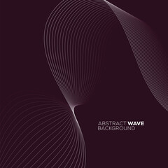 Minimalist simple background with wavy lines