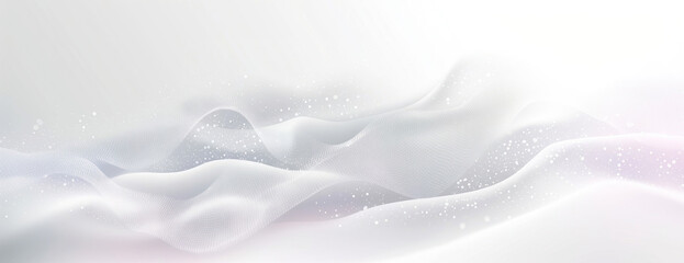 Obraz premium PNG Violet-blue background white minimalist waves.