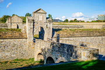 Obraz premium Pamplona Citadel in the park of the Vuelta del Castillo