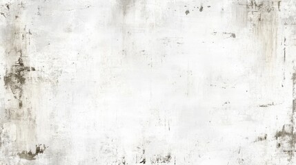 Obraz premium A white grunge texture with a distressed worn appearance. The surface features a mix of faded tones and rough, scratchy marks giving it a weathered and rustic feel