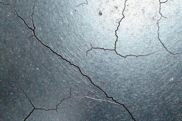 Obraz premium Grey scratched aluminum tabletop, close-up texture, aluminium texture, design, background