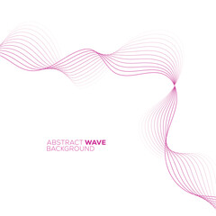 Minimalist simple background with wavy lines