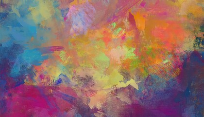 Vibrant Multicolor Grunge Texture An Abstract Exploration of Color Patterns and Layered Textures, Perfect for Modern Artwork.