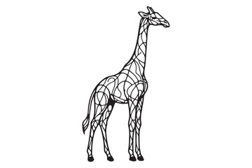 Giraffe Line drawing