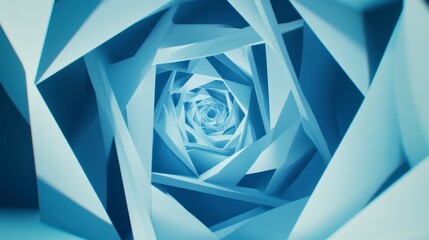 Intricate Geometric Architectural Design: A Stunning Abstract Building Structure