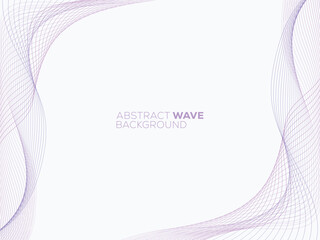 Minimalist simple background with wavy lines