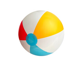 Beach ball, pool objects, resort item isolated.Summer symbol,tourism,activities.