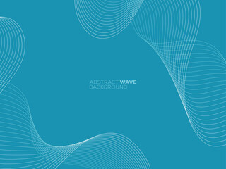 Minimalist simple background with wavy lines