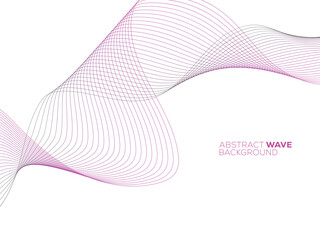 Minimalist simple background with wavy lines