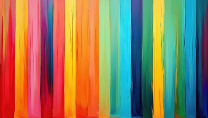 Vibrant Abstraction A Captivating Exploration of Color and Form through Vertical Striped Artwork