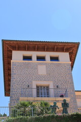 Blick auf die Küstenlandschaft von Port de Soller auf der Spanischen Mittelmeerinsel Mallorca