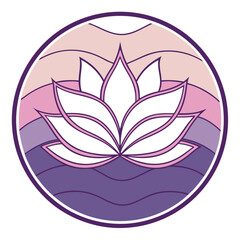 Professional health and wellness logo vector art for business branding. Modern, clean, and versatile design perfect for company identity and holistic branding needs.