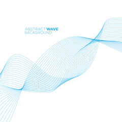 Minimalist simple background with wavy lines