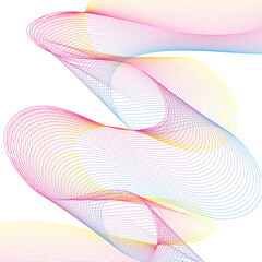 Minimalist simple background with wavy lines