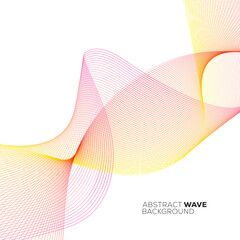 Minimalist simple background with wavy lines