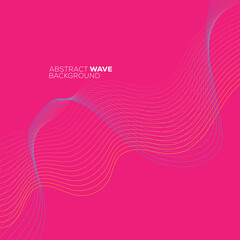 Minimalist simple background with wavy lines