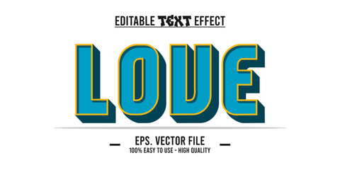 love typography word, vector illustration design, for poster design needs, banners, advertisements and others. Valentine's Day love and affection in an illustration art, eps file