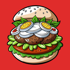 burger with cheese