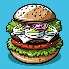 burger with cheese