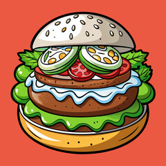 burger with cheese