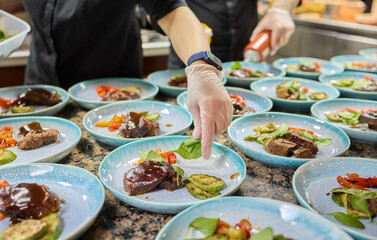 Experience the art of preparing gourmet meals in a high end professional kitchen
