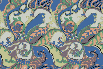 Vibrant Digital Abstract Design with Eye-catching Effects