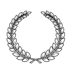 laurel wreath sketch 