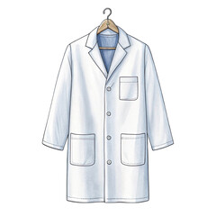 white shirt isolated on white