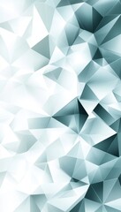 Obraz premium Abstract Geometric Design A Soft Gradient of Triangles, Light Gray to Charcoal, with Blurred Bokeh