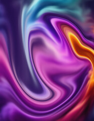 Soft flowing satin fabric with purple and pink waves, creating an abstract background with smoke-like textures and smooth motion, perfect for a decorative wallpaper or backdrop design