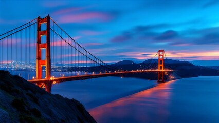 Obraz premium San Francisco golden gate bridge