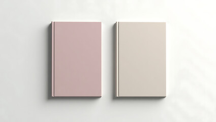 Fototapeta premium Minimalist and eye-catching book cover mockup image