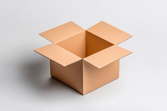 Caja de cart&oacute;n simple sin tapa, ideal para almacenamiento o env&iacute;os personalizados en cualquier momento