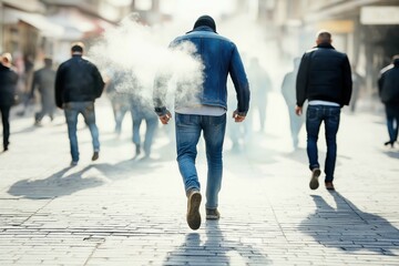 Far-right extremist groups threaten public safety in city streets with menacing presence during daylight hours