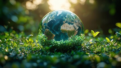 The breathtaking aerial perspective of the verdant forest highlights the significance of protecting our top ecosystem and natural surroundings, promoting the Save Earth initiative