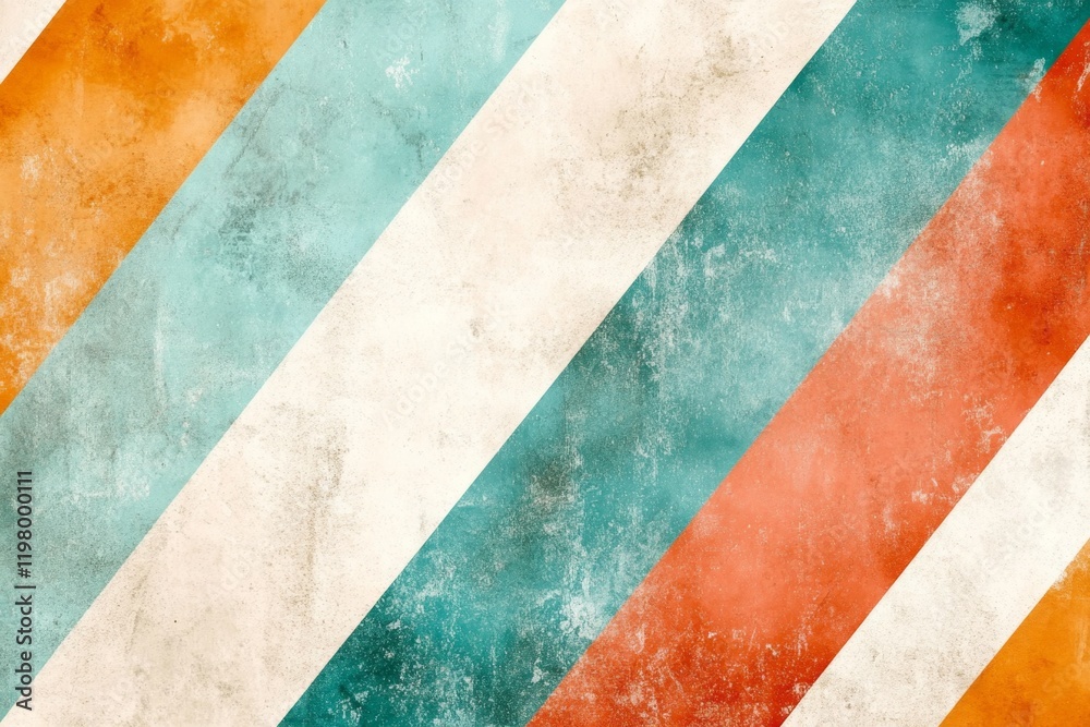 Poster a clean wallpaper design with diagonal stripes in muted earth tones, giving a subtle yet stylish ret