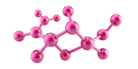 3d rendered illustration of a molecule