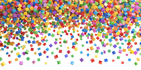Obraz premium colorful confetti background