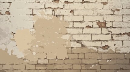 Obraz premium Aged Brick Wall Texture: A Timeless Architectural Design for Your Home or Office