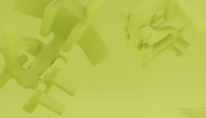 3d Abstract Design. 3d render © neurostructure