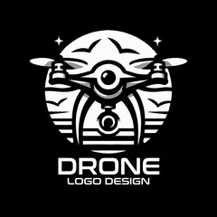 Drone Vector Logo Design