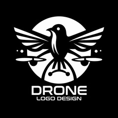 Drone Vector Logo Design