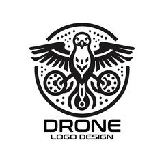Drone Vector Logo Design