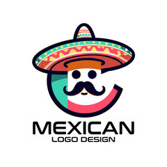 Mexican Vector Logo Design