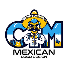 Mexican Vector Logo Design