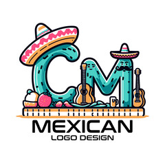 Mexican Vector Logo Design