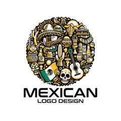 Mexican Vector Logo Design