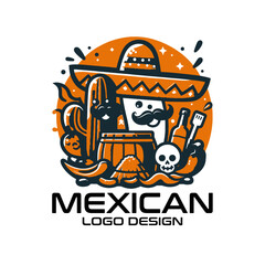 Mexican Vector Logo Design