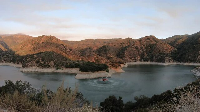 4k video of the California wild fires with helicopters picking up water
